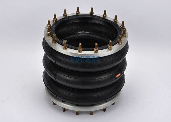 360306H-3 de drievoudige Ingewikkelde Industriële Plaat van de Luchtlente Dia 347mm Luchtkussen met Flens
