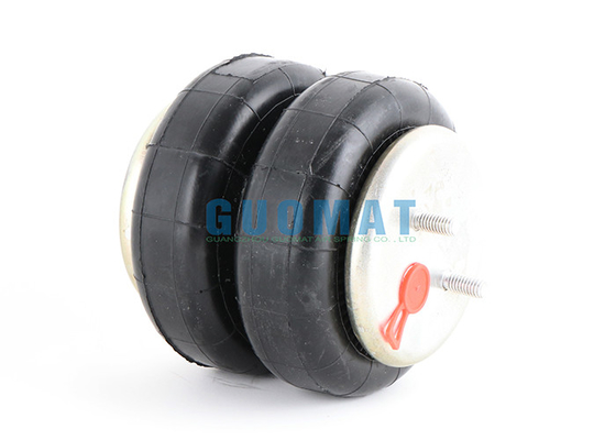 Dubbele Ingewikkelde Firestone Blaasbalg 255-1.5 van de Luchtlente de Rubberluchtkussens van de Luchtverbinding 3/8NPT