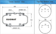 Industriële Verticale de liftkracht van de Luchtlente voor platforms/omwentelingslijsten Goodyear 1B9-202