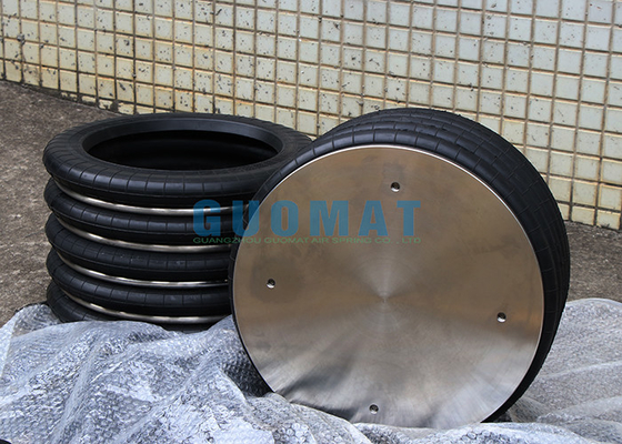 S-600-5R Yokohama Punch Air Bag Industrial Air Spring 276mm Hoogte Zwart Rubber Bellow