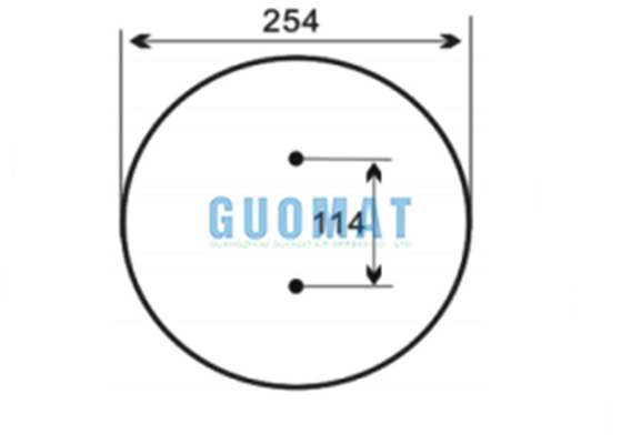 Firestone Airide vervangende luchtveer W01-358-9287 1T15 Air Bellow Voor Hendrickson Truck