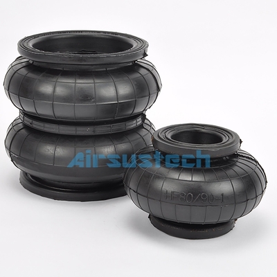 HF80/90-1 Air Spring Bellows Air Bag Dubbel Geconvolteerde Rubber Air Shock Absorptie