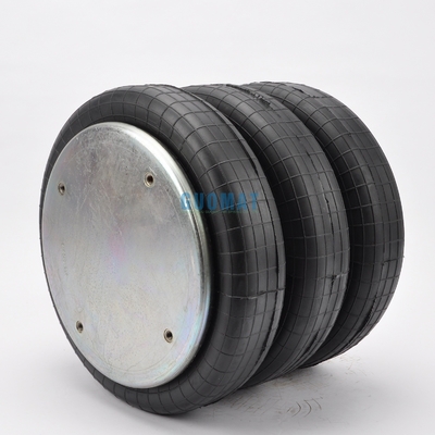 Triple Convoluted Air Bag GUOMAT NO. 3B7386 Bellow No.3B383 Industrial Air Spring 4x3/8-16UNC Schroef