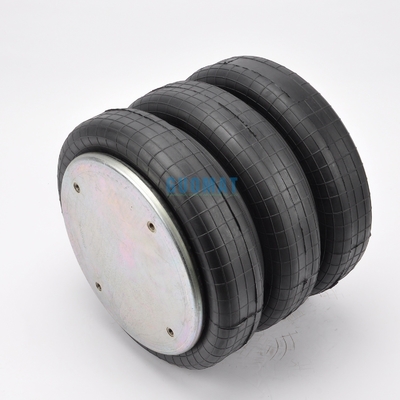 Triple Convoluted Air Bag GUOMAT NO. 3B7386 Bellow No.3B383 Industrial Air Spring 4x3/8-16UNC Schroef