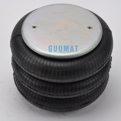 Airlift airbag 3B12-304 Drievoudig geconvolteerde airbellows universele pneumatische veer