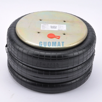 Rubber Suspension Luchtveer 381mm Hoogte Drievoudig Verwikkeld Luchtvoer