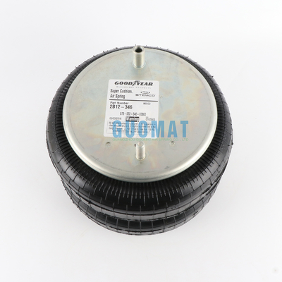 Double Bellow Air Spring Goodyear 2B12-346 voor Histeer 10315 1/4NPTF Air Inlet