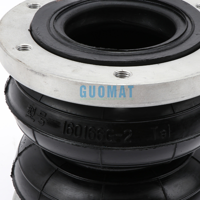 Guomat Industriële luchtveer 2H160166 Dubbel geslingerd rubberen balk met flenster