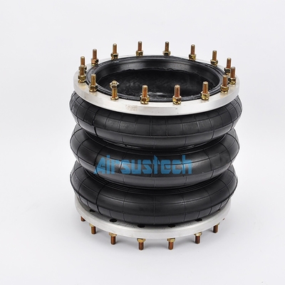 Driedubbele verwikkelde luchtveer actuator 360306H-3 industriële rubber schokken