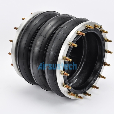 Driedubbele verwikkelde luchtveer actuator 360306H-3 industriële rubber schokken