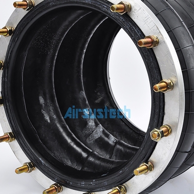 Driedubbele verwikkelde luchtveer actuator 360306H-3 industriële rubber schokken