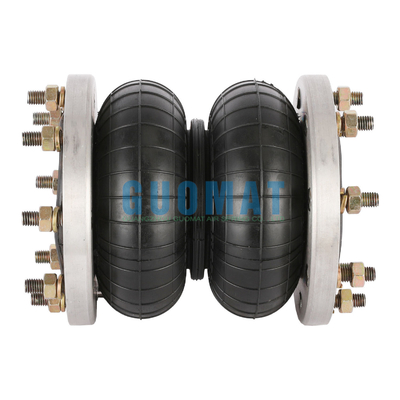 GUOMAT 2H250180 Dubbele luchtveer met flensring Max. diameter 185 mm