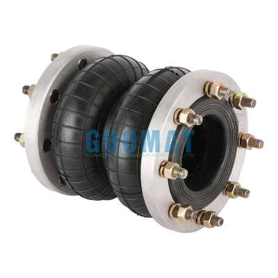 GUOMAT 2H250180 Dubbele luchtveer met flensring Max. diameter 185 mm