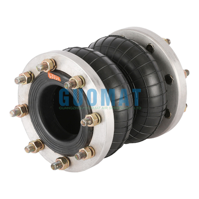 GUOMAT 2H250180 Dubbele luchtveer met flensring Max. diameter 185 mm
