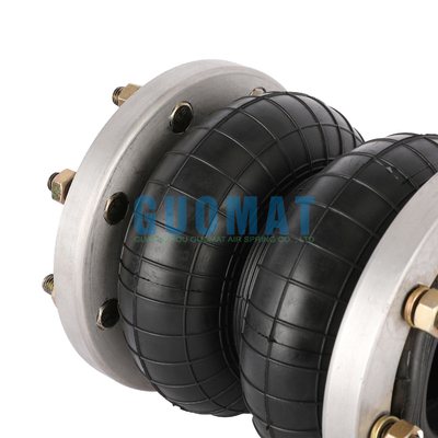 GUOMAT 2H250180 Dubbele luchtveer met flensring Max. diameter 185 mm