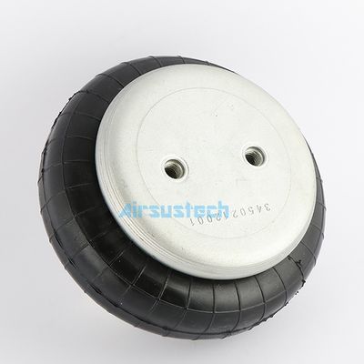 Firestone Industrial Air Spring W01-358-7731 Single ingewikkelde rubber hieronder