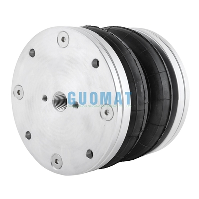 Verwikkelde Suspensie Air Shock FD76-14 Contitech 6'x2 Dunlop Air Spring Met Aluminium Cover