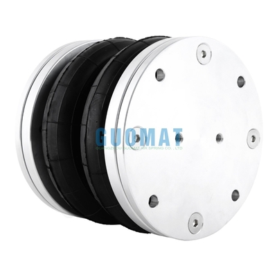 Verwikkelde Suspensie Air Shock FD76-14 Contitech 6'x2 Dunlop Air Spring Met Aluminium Cover