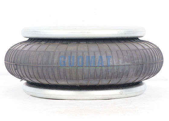 Verwikkeld type Air Spring 1/4NPTF Plate Industrial Rubber Bellows 55mm-160mm