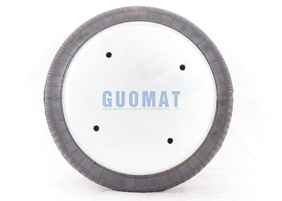 Verwikkeld type Air Spring 1/4NPTF Plate Industrial Rubber Bellows 55mm-160mm