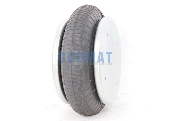 Verwikkeld type Air Spring 1/4NPTF Plate Industrial Rubber Bellows 55mm-160mm