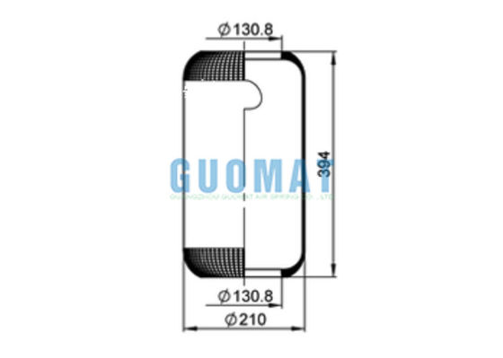 644N Contitech Rubber Air Bellows 1E21 Phoenix Bus Air Spring Voor Mercedes Benz A0003270101