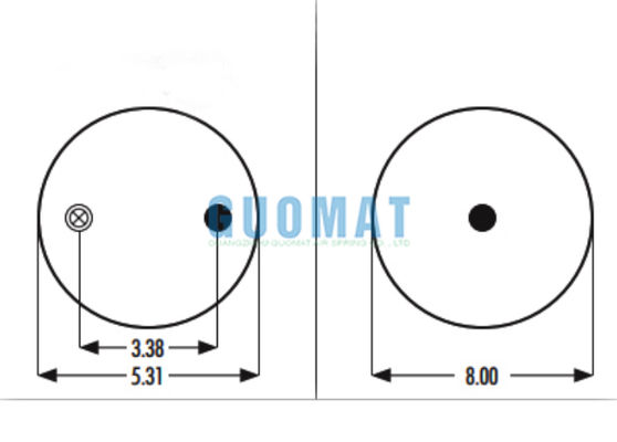 1R8-034 Goodyear Rubber Airbags W01-358-5710 Firestone Truck Suspension Air Spring