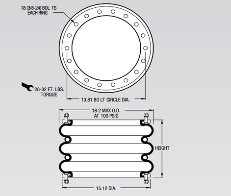 W01-358-7761 de Drievoudige Ingewikkelde Industriële Luchtlente