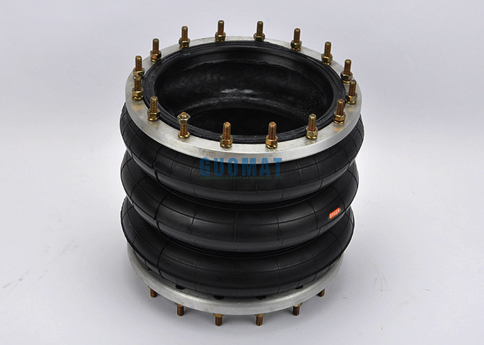 360306H-3 de drievoudige Ingewikkelde Industriële Plaat van de Luchtlente Dia 347mm Luchtkussen met Flens