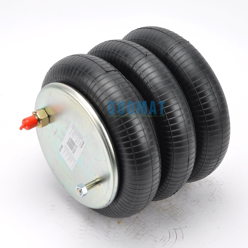Goodyear Industrial Triple Convoluted Air Spring 3B12-301 1/4NPT luchtinlaat W01-358-8010