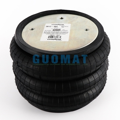 Goodyear 3B12-304 Air Spring 578-93-3-100 Triple Rubber Air Bellow FT 330-29