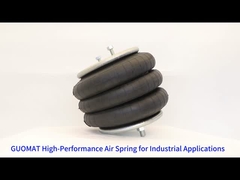 Drievoudig geconvolteerde luchtveer M12X1.75 Stut Injectie Gietmachine Ondersteuning en nivellering