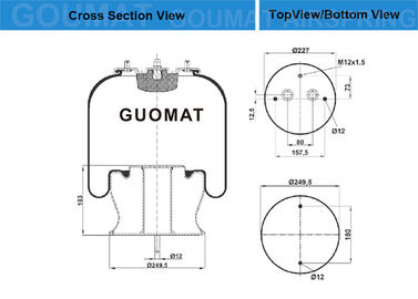 1370744 / 1386200 1362147 Reeksen 4 Scania-de Lenteszak Goodyear 1R13-745 van de Vrachtwagenlucht