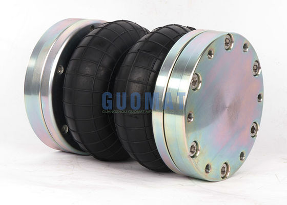 166mm Hoogte Rubber Air Spring M10 Dubbele Geconvolteerde Luchtballon Voor Rotary Shaft Actuators
