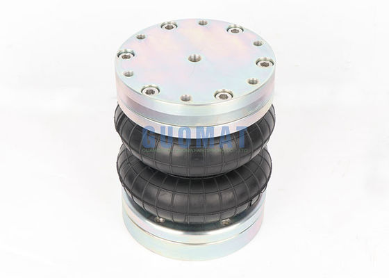 166mm Hoogte Rubber Air Spring M10 Dubbele Geconvolteerde Luchtballon Voor Rotary Shaft Actuators