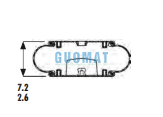 W013586920/W013587043 Firestone Rubber Air Spring 1B12-305 Goodyear Industrial Air Bellow