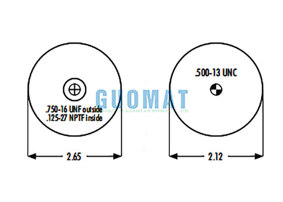 1S4-008 Goodyear Cab Air Spring Schock Absorber W02-358-7010 Firestone Air Suspension