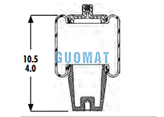 1S4-008 Goodyear Cab Air Spring Schock Absorber W02-358-7010 Firestone Air Suspension