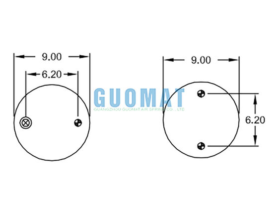 FT 330-29 703 Contitech Industriële Luchtkussens W01-358-7990 Firestone Pneumatische Luchtzakken