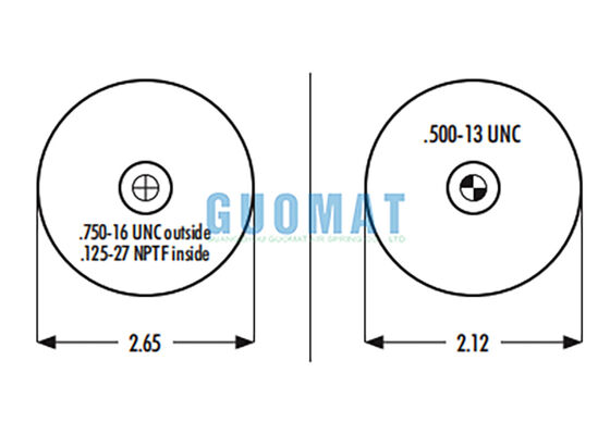 1S4-056 Goodyear Ophanging Luchtveer Vervanging W023587040 Firestone Cabine Luchtbalg