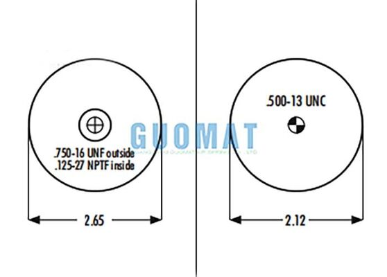 1S5-006 Goodyear Air Spring ASC-08-7-005 voor luchtophanging van vrachtwagencabine