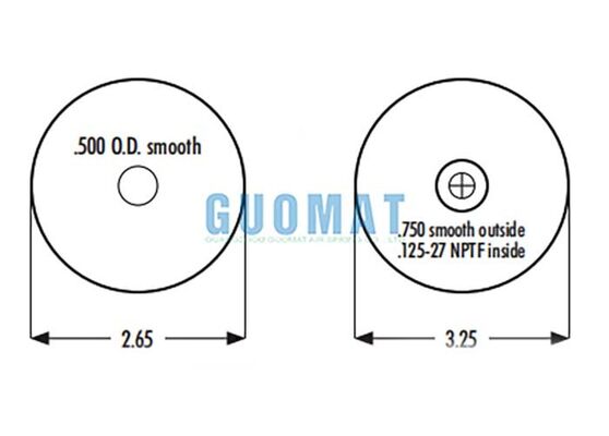 1S5-040 Goodyear Ophanging Lucht Schokdemper ASC-08-7-137 Vrachtwagen Cabine Luchtveer Kit
