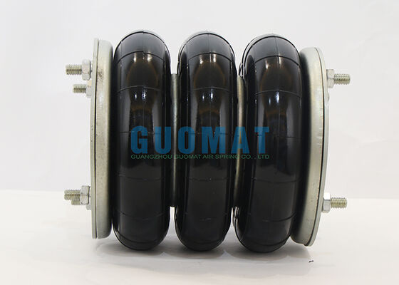 6" x 3 Rubber Bellows W01R584095 Firestone Drievoudig Verwikkelde Luchtveer Met G1/2 Luchtgat