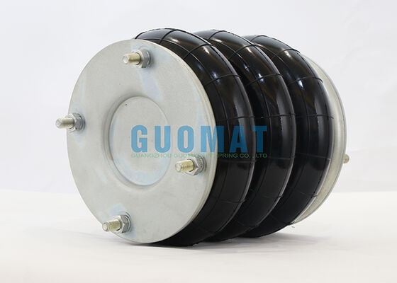 6" x 3 Rubber Bellows W01R584095 Firestone Drievoudig Verwikkelde Luchtveer Met G1/2 Luchtgat