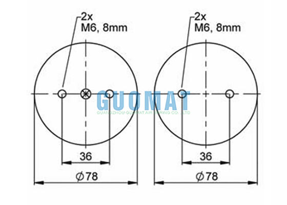 FD 22-4 DI CR Contitech Industriële Rubberen Luchtdemper EB-80-45 FESTO Balgcilinder