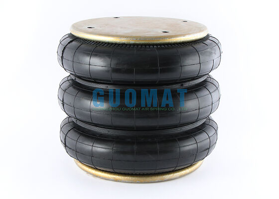 W01-M58-6120 Ophangingsluchtkussen Firestone Stijl 313 Driedubbel Gevouwen Rubber Balg